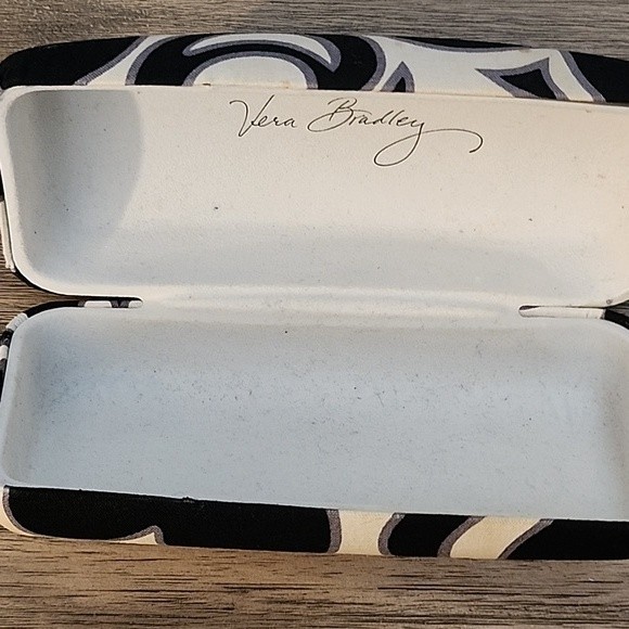 Vera Bradley Vintage Night & Day Black White Glass Frames with Glass Hard Case main image 2